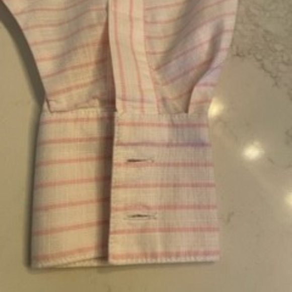 XS Tart Bat Wing Shirt in Pink and White stripes - Picture 14 of 14